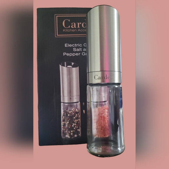 Electric Salt and Pepper Adjustable Grinder Set Battery Powered Seasoning Tools - Picture 4 of 9